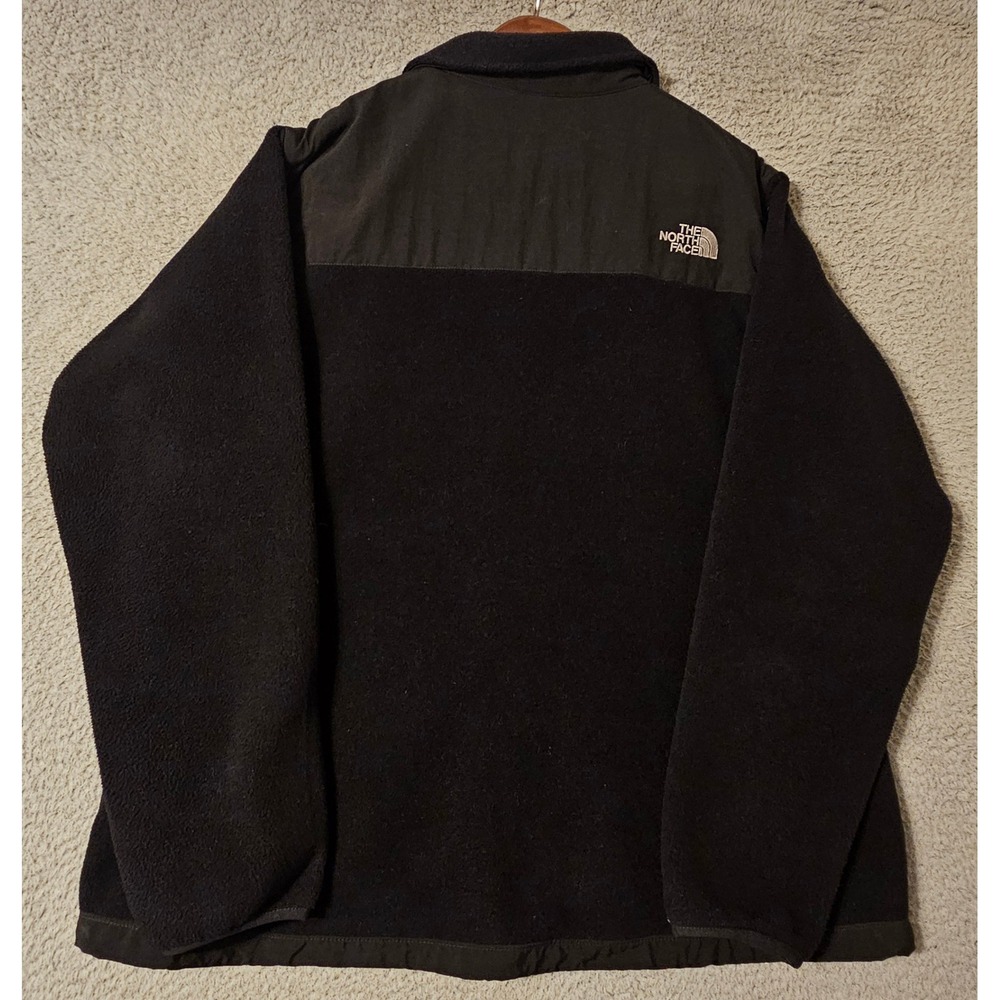 The North Face Denali Polartec Fleece Jacket Black Womens XXL Full Zip Outdoor - Picture 2 of 7